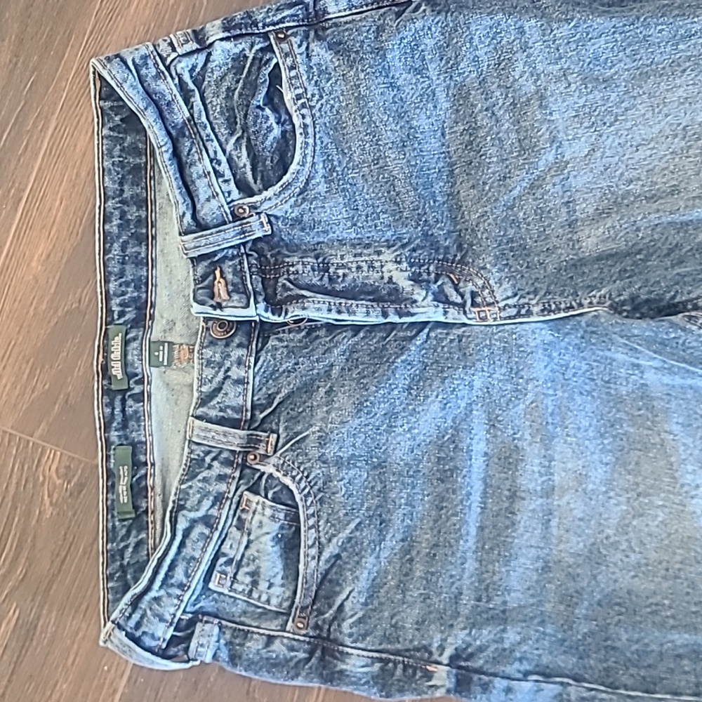 High rise straight jeans size 6